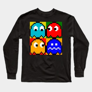 Pac-Man 4 Panel Long Sleeve T-Shirt